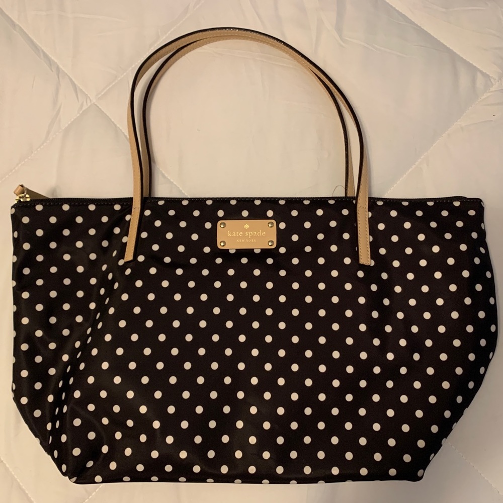 Kate Spade Polka Dot Nylon Tote